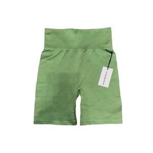 Revolve Weworewhat Sage‎ Green Biker Short Size Small NWT